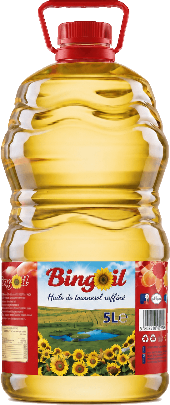 Huile de tournesol Bingoil, 5 L